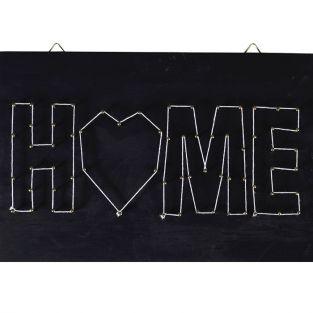 Coffret String Art - Tableau noir Home déco art filaire 22 x 22 cm