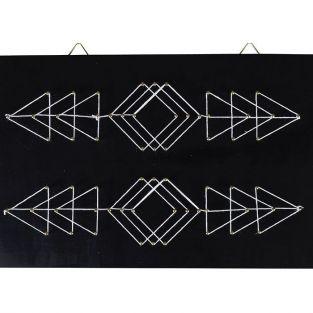 Set String Art - Blackboard Arrows 22 cm x 22 cm
