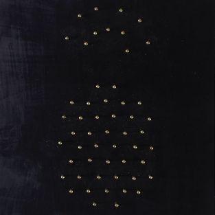 Cuadro negro de madera String Art - Piña 22 x 22 cm
