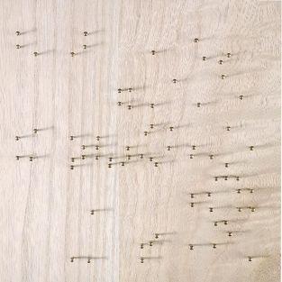 Cuadro de madera String Art - Love 22 x 22 cm
