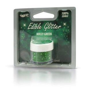 Glitter commestibile di Natale Verde + Polvere alimentare dorato