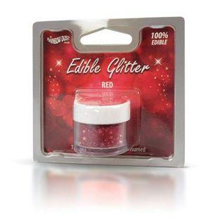 Edible glitter for Christmas - Red
