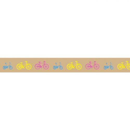 Masking tape 5m x 15 mm - bicycles Masking tape 5m x 15 mm - bicycles
