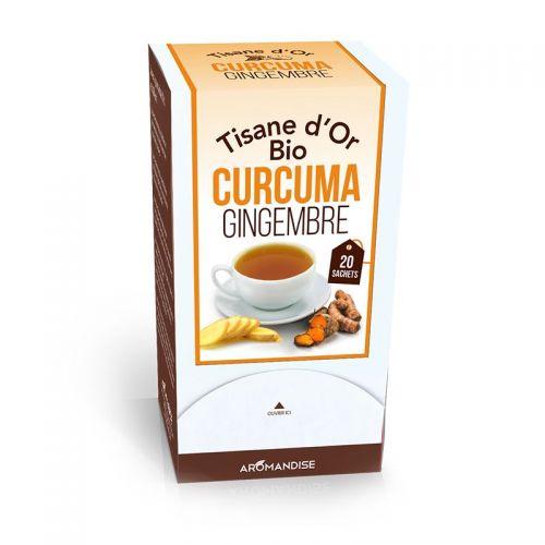 Organic herbal tea with Turmeric & Ginger - 20 Bags