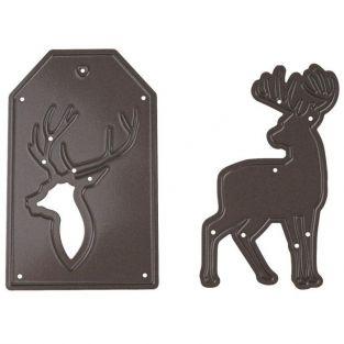Thinlits Cutting die for Sizzix - Christmas deers