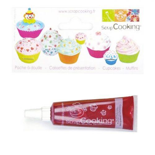 Liquid food coloring - tube 20 g - Red