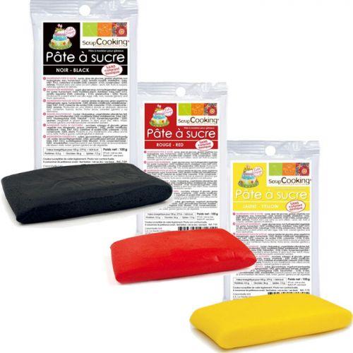 Sugar paste kit Germany - black-red-yellow