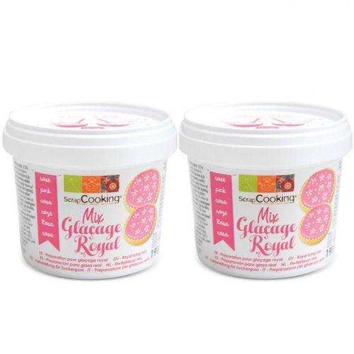 Préparation glaçage royal rose 380 g Préparation glaçage royal rose 380 g