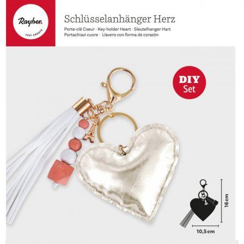 DIY Heart keychain kit