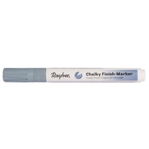 Chalky Finish Round Tip Marker 2-4 mm - blue-gray