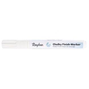 Chalky Finish Round Tip Marker 2-4 mm - white