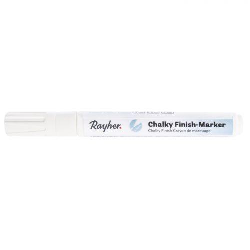 Chalky Finish Round Tip Marker 2-4 mm - white
