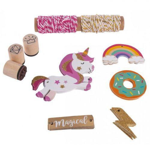 Kit decoración de regalo - Unicornio