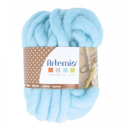 Thick wool 10 m - 70 g - sky blue