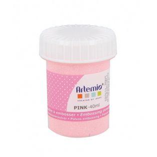 Embossing powder 40 ml - Pink