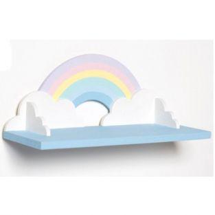 Rainbow wooden shelf 40 cm