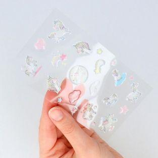 23 epoxy stickers - Rainbow