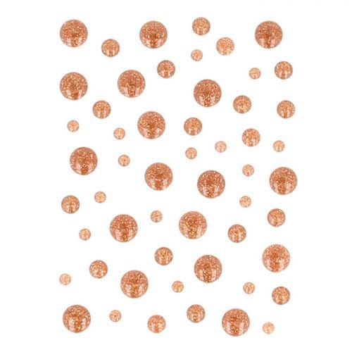 54 gotas de esmalte - cobre con brillo