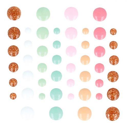 64 enamel drops - Multicolored