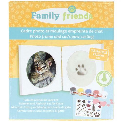 Picture frame box + footprint mold - Cat