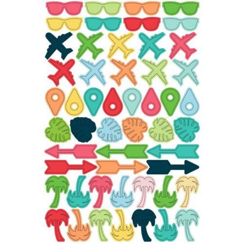 52 Epoxy Stickers - Tropical Paradise