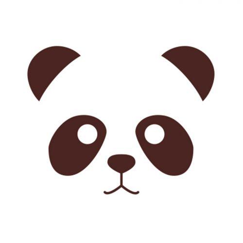 Tampons bois - Panda