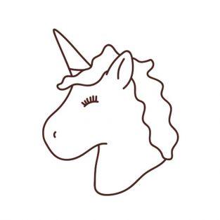 Wooden stamps - Unicorn