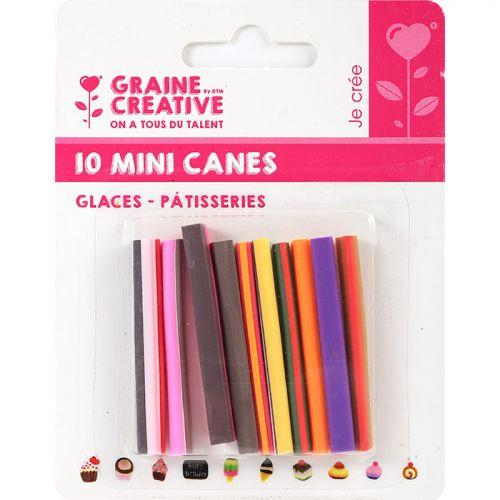 10 mini FIMO canes to slice 5 x 0.5 cm - Desserts