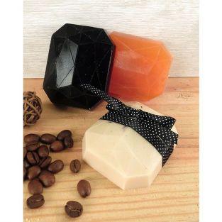 Mini Soap mold - Diamond rectangle