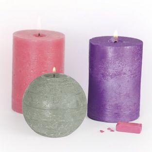 3 colorants solides pour bougies - Charme
