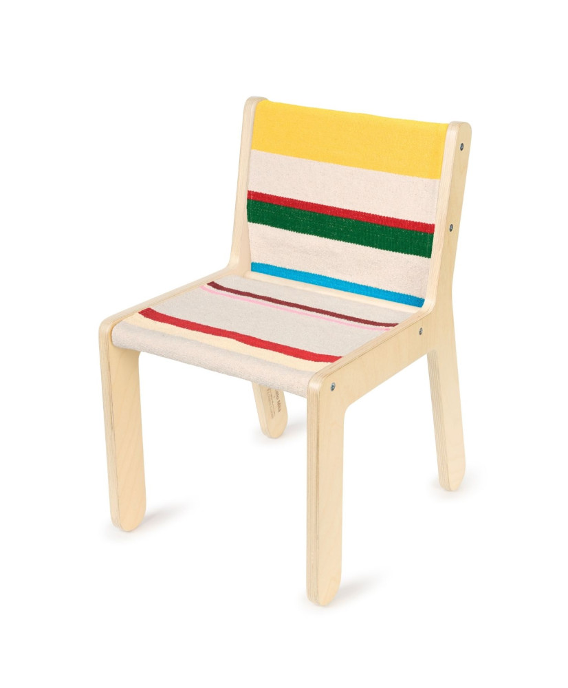 Silla infantil de madera Kaarol Alfabeto 52 x 31 x 39 cm