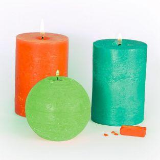 3 colorants solides pour bougies - Tropical