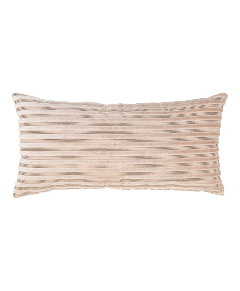 Cuscino rettangolare beige 30 x 60 cm