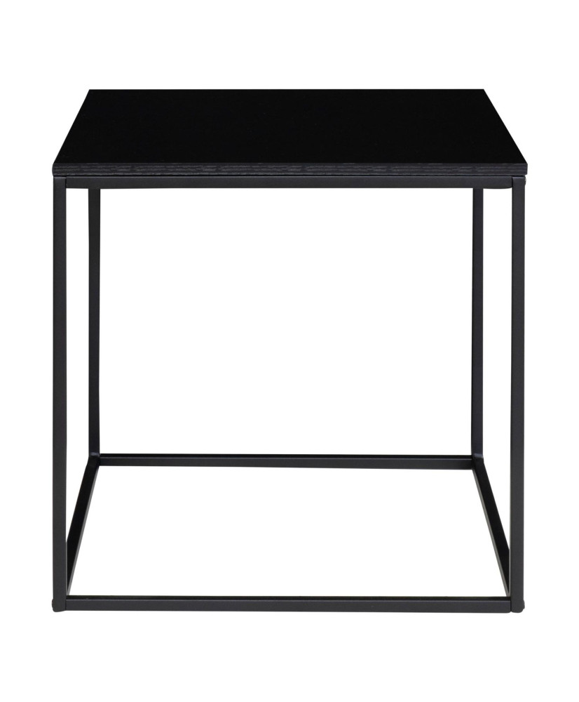 Table d'appoint noire 45 x 45 x 45 cm