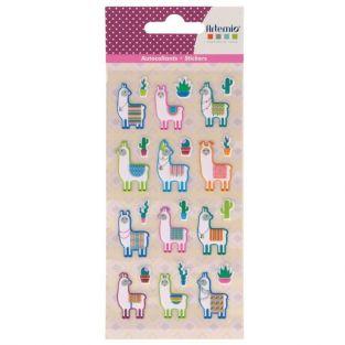 Puffies Stickers - Lamas & Cactus