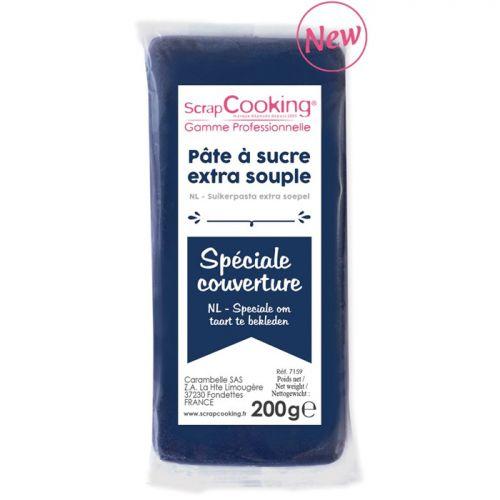 Easy-to-roll sugar paste 200 g - Night blue