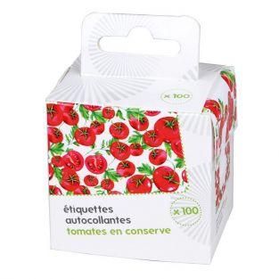 100 jam labels - Tomatoes
