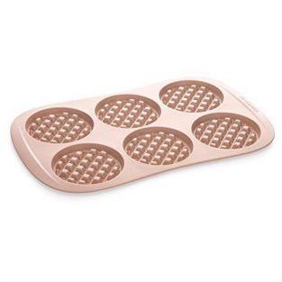 Waffle mould 6 holes Ø 9.5 cm - Silicone