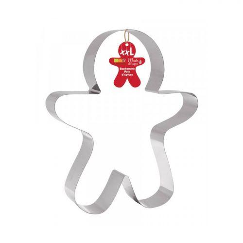 XXL stainless steel pastry cutter - Gingerbread man