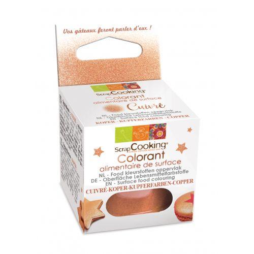Surface Food colouring powder 5 g - Copper