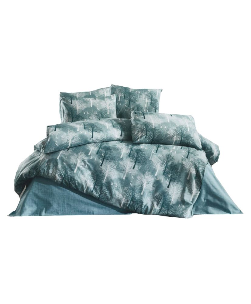 Parure de lit TREE 140 x 200 cm - Vert Parure de lit TREE 140 x 200 cm - Vert