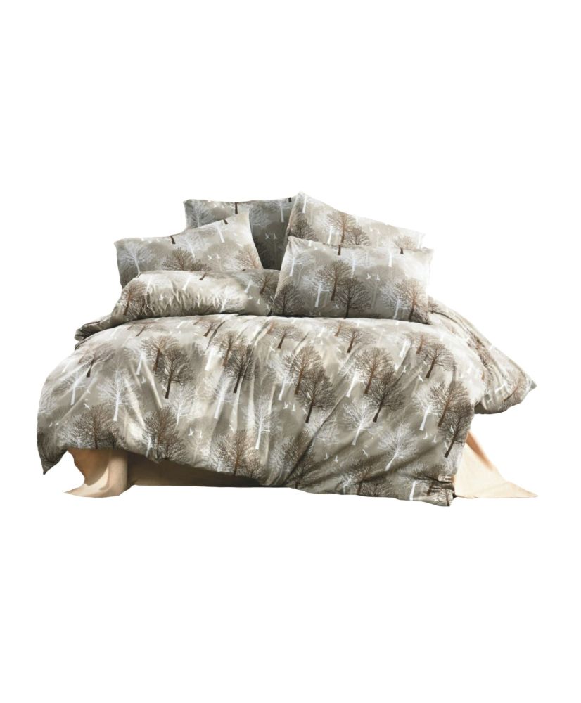 Parure de lit TREE 140 x 200 cm - Beige Parure de lit TREE 140 x 200 cm - Beige
