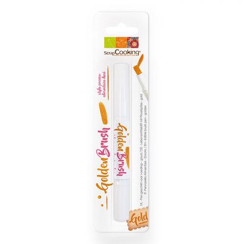 Cepillo de tinta comestible 2 ml - Dorado