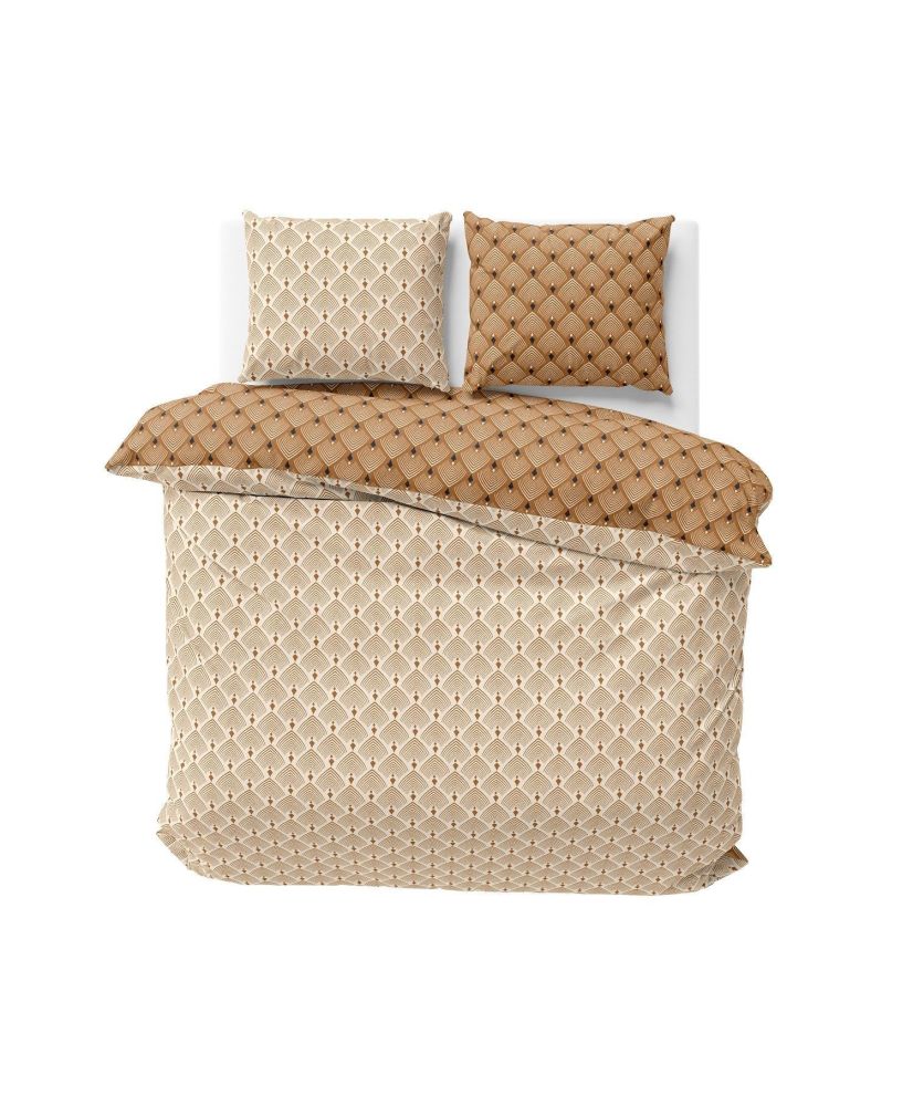 Parure de lit en polyester 240 x 220 cm - Beige Parure de lit en polyester 240 x 220 cm - Beige