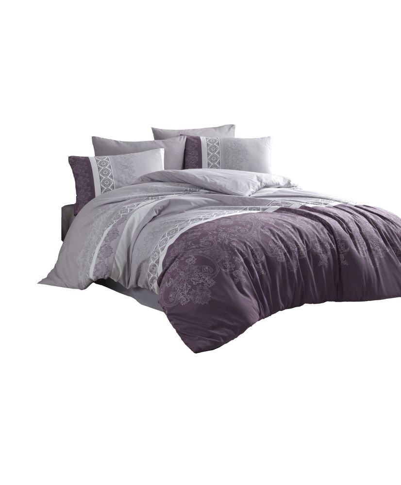 Parure de lit NIDA 260 x 240 cm - Violet Parure de lit NIDA 260 x 240 cm - Violet