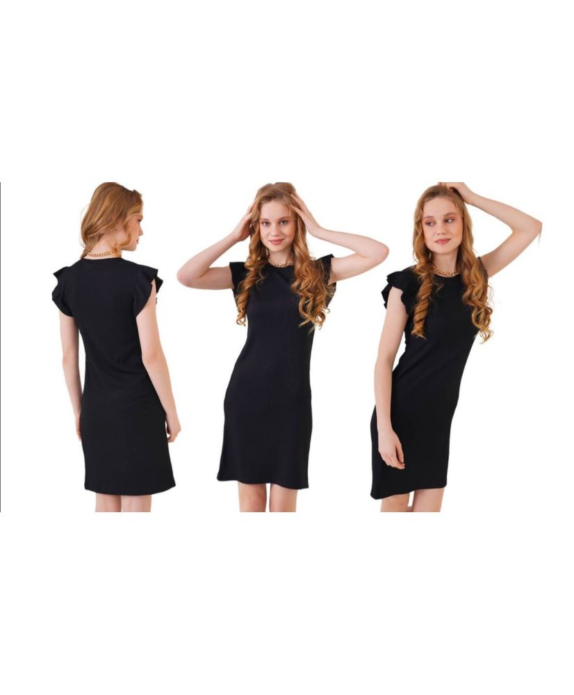 Robe en mailles taille 40 - Noir Robe en mailles taille 40 - Noir
