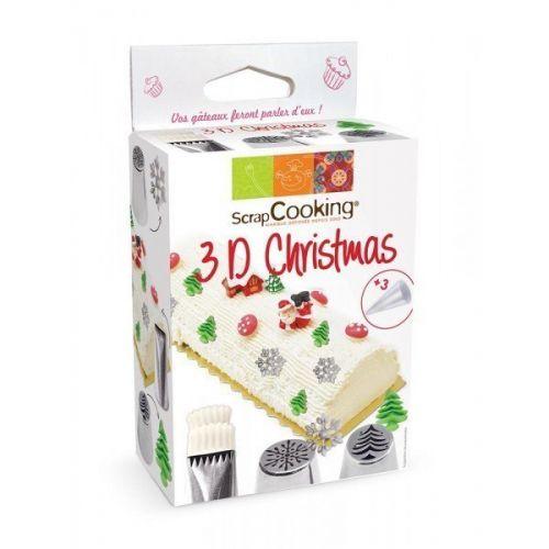 Stainless steel pastry nozzles Kit - Christmas Edition