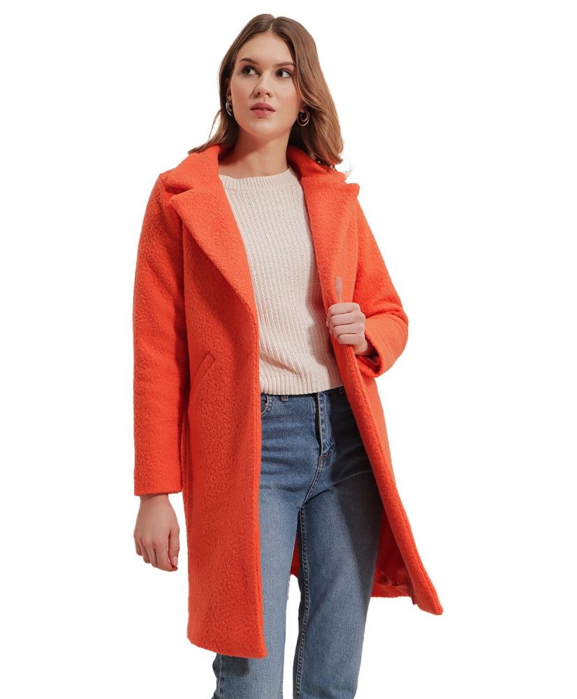 Manteau large taille 38 - Orange