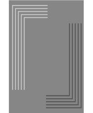 Tapis d'intérieur GREC 120 x 180 cm - Gris
