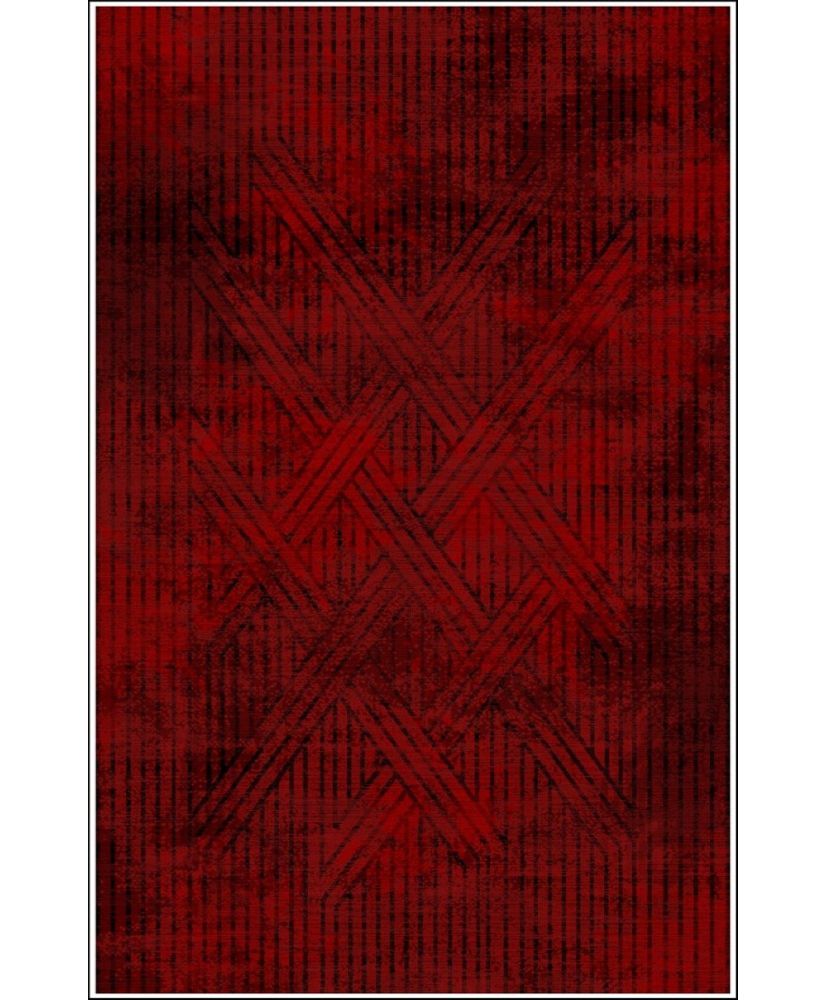 Tapis de salon FISUN 300 x 400 cm - Rouge